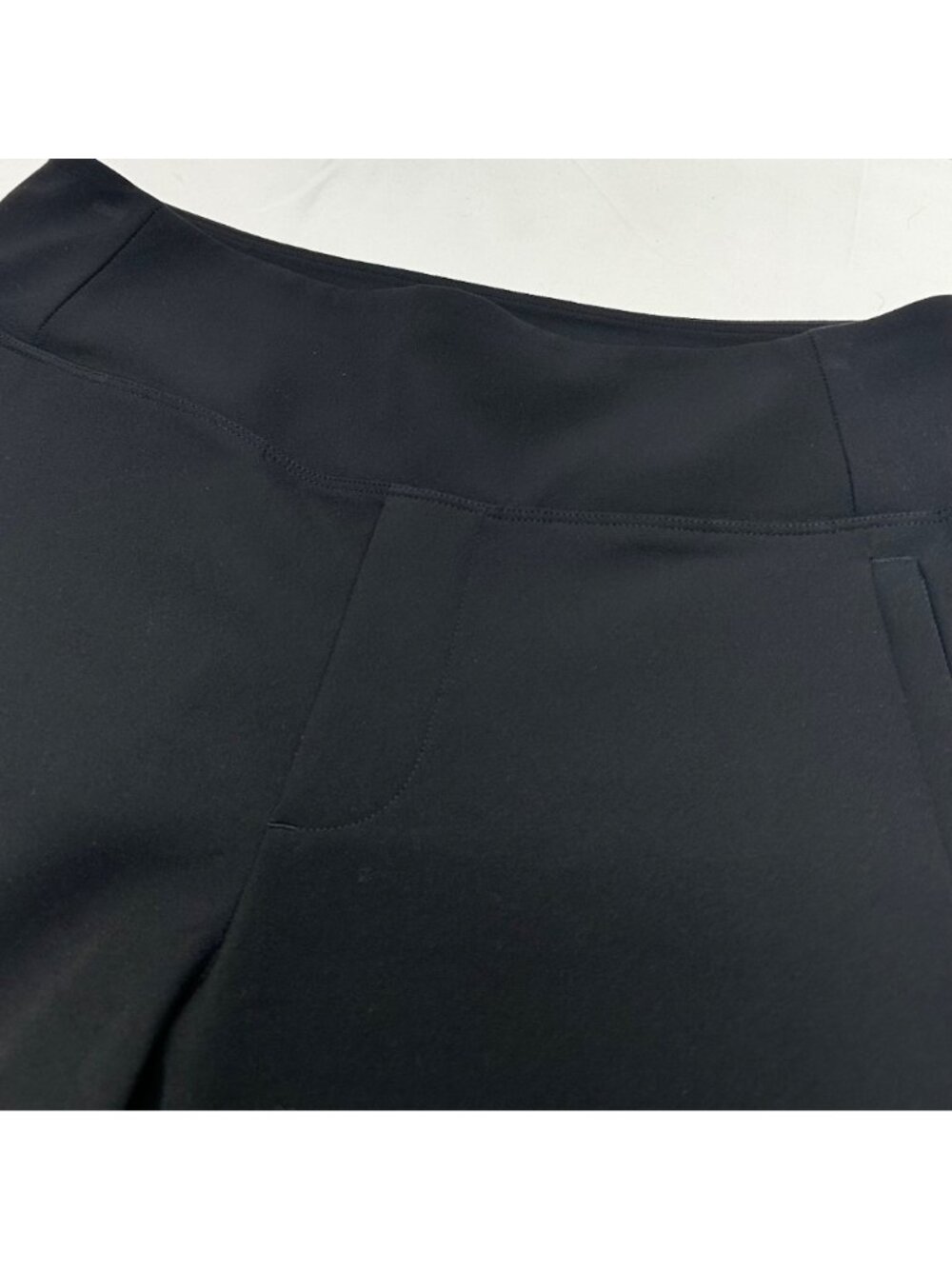 Athleta Womens Black Ankle Pants Size 2 Petite Stretch Pull-On Tapered Fit - Picture 4 of 14